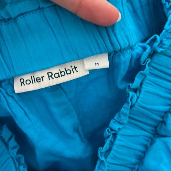 Roller Rabbit Flowy Summer Shorts Ruffles - Picture 2 of 3